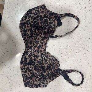 Leopard Print Women's Bra